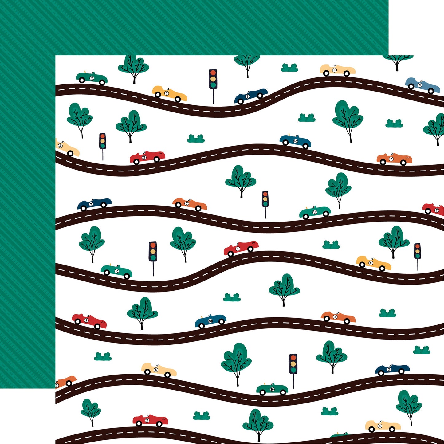 Echo Park Vroom! - Life Is A Highway DS Paper (1 Sheet)