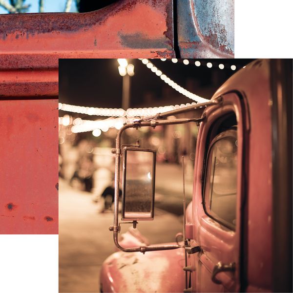 Reminisce Vintage Trucks: Night on the Town DS Paper (1 Sheet)