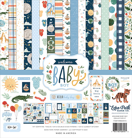 Welcome Baby Boy Collection Kit
