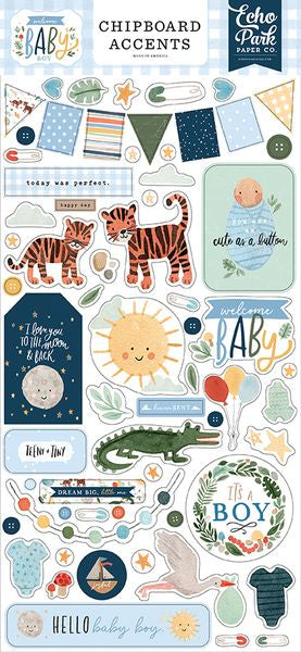 Welcome Baby Boy Accents