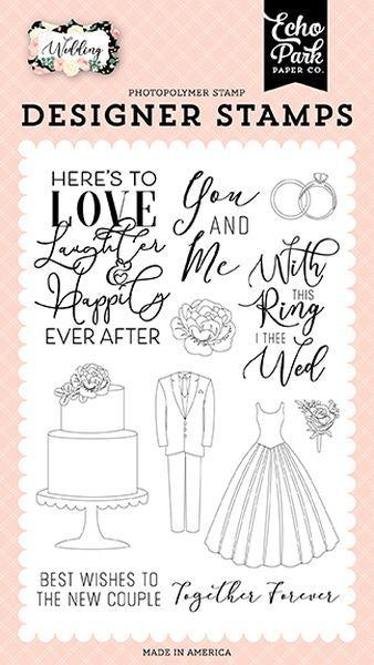 Wedding Here's To Love Stamp S