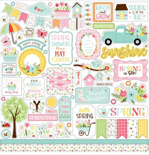 Echo Park Welcome Spring Stickers