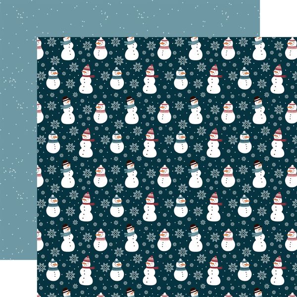 Echo Park Winter Fun: Snowman Season DS Paper (1 Sheet)