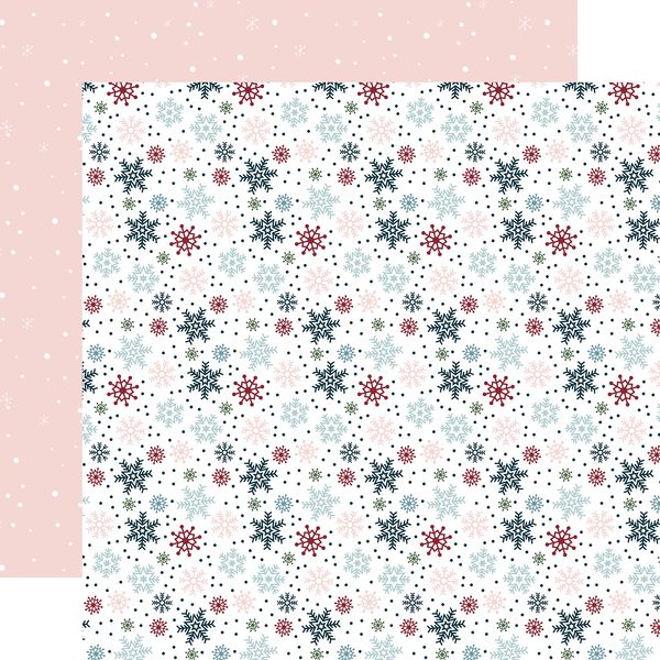 Echo Park Winter Fun: Winter Is Coming Snowflakes DS Paper (1 Sheet)