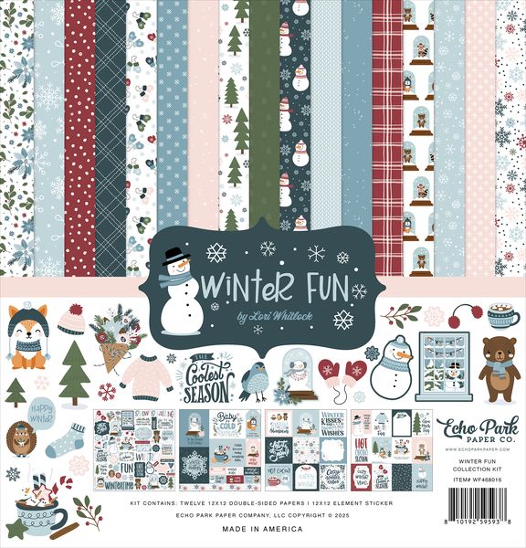 Echo Park Winter Fun: Winter Fun Collection Kit