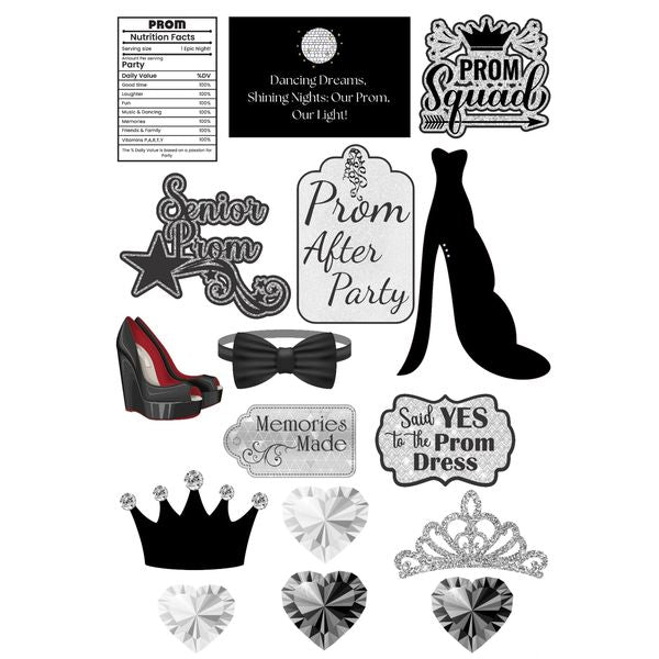 Ssc Designs Prom 2025 Collection Laser Cut Scrapbook Ephemera Embellishments