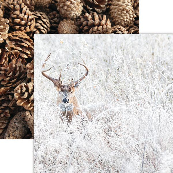 Reminisce Winter Canvas: Winter Fauna DS Paper (1 Sheet)