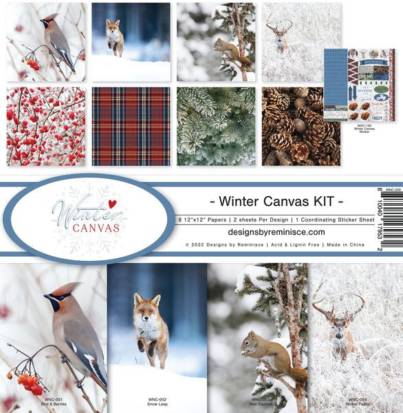 Reminisce Winter Canvas Kit