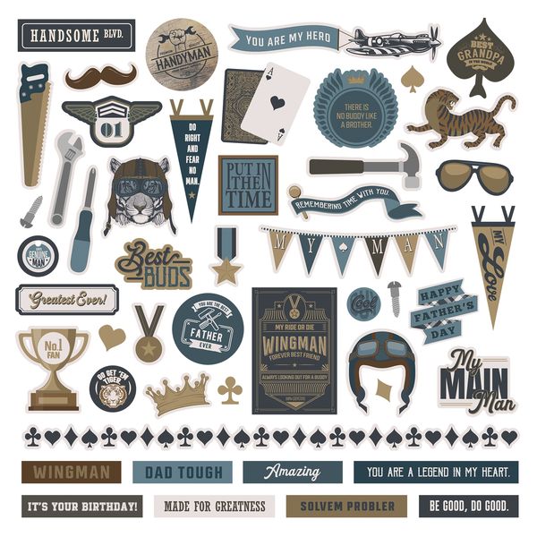 PhotoPlay Wingman 12'X12" Stickers