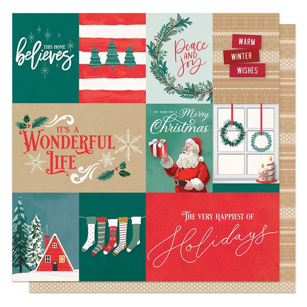 It's a Wonderful Christmas: This Home Believes DS Paper
