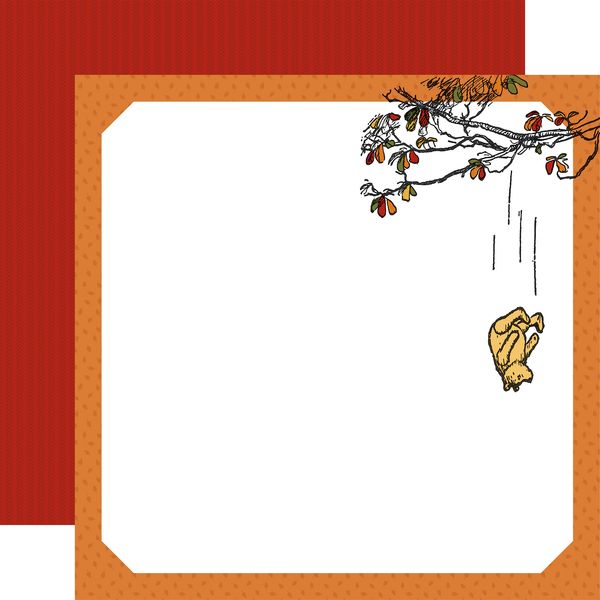 Echo Park Winnie The Pooh Autumn Falling For Winnie 12x12 DS DS Patterned Paper (1 Sheet)