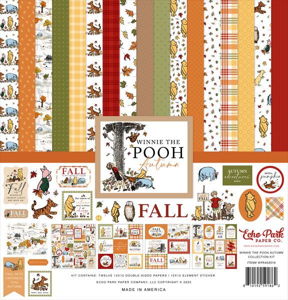 Echo Park Winnie The Pooh Autumn Collection Kit