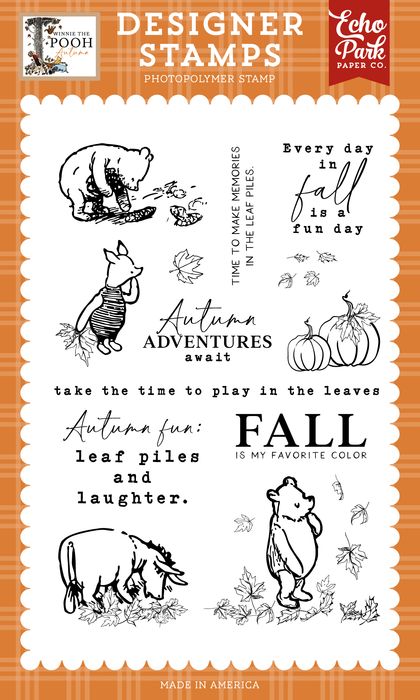 Echo Park Autumn Adventures Await Stamp Set