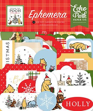 Echo Park Winnie the Pooh Christmas Ephemra