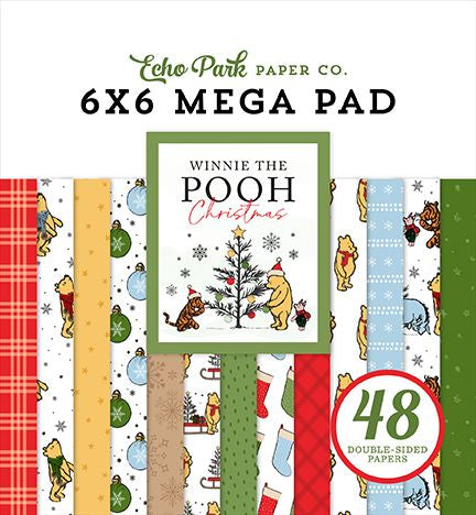 Echo Park Winnie the Pooh Christmas 6X6 Mega Pad