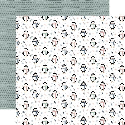 Echo Park Winterland: Penguin Fun DS Paper (1 Sheet)