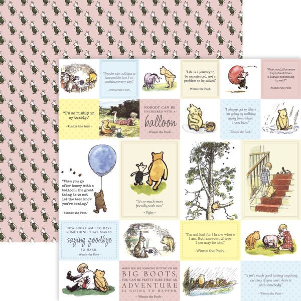 Reminisce Winnie the Pooh: Friends Forever DS Paper (1 Sheet)