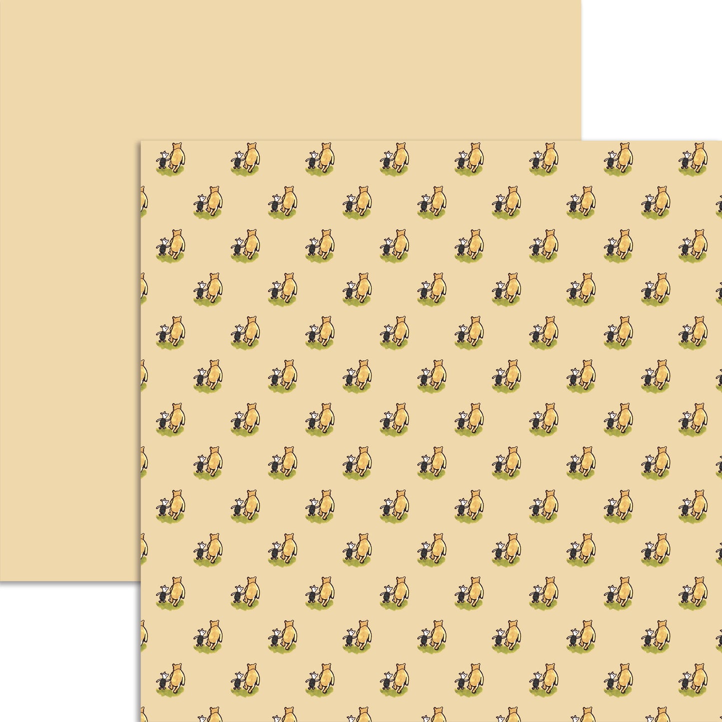 Reminisce Winnie the Pooh Little Prints: How Lucky I Am DS Paper (1 Sheet)
