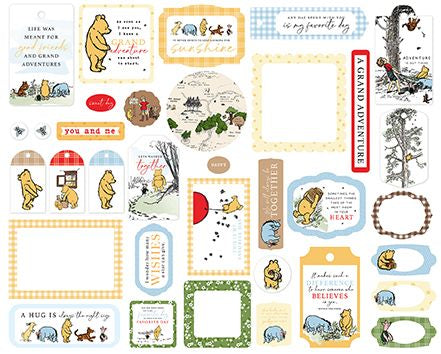 Echo Park Winnie the Pooh Frames & Tags