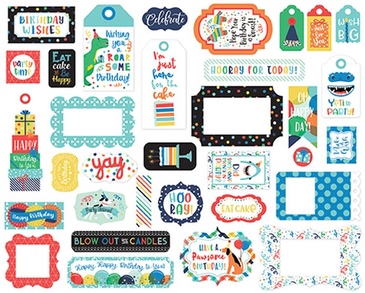 It's Your Birtday Boy Frames & Tags