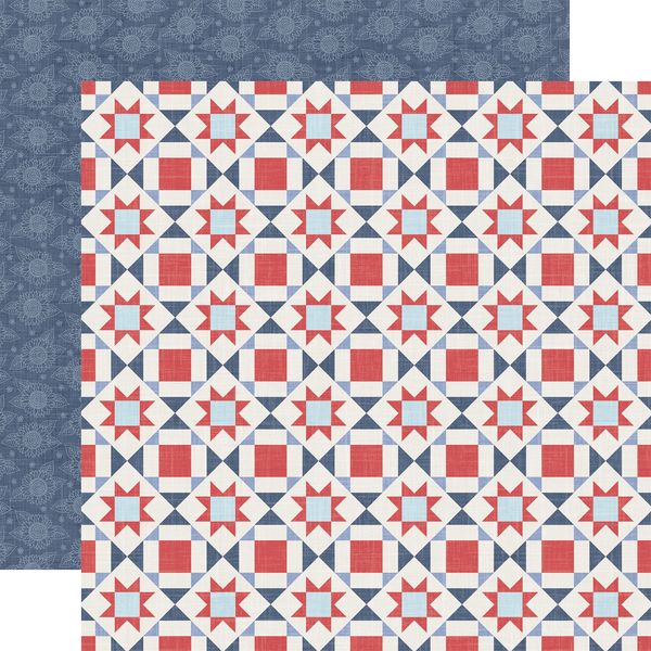 Echo Park Yankee Doodle American Quilt DS Paper (1 Sheet)