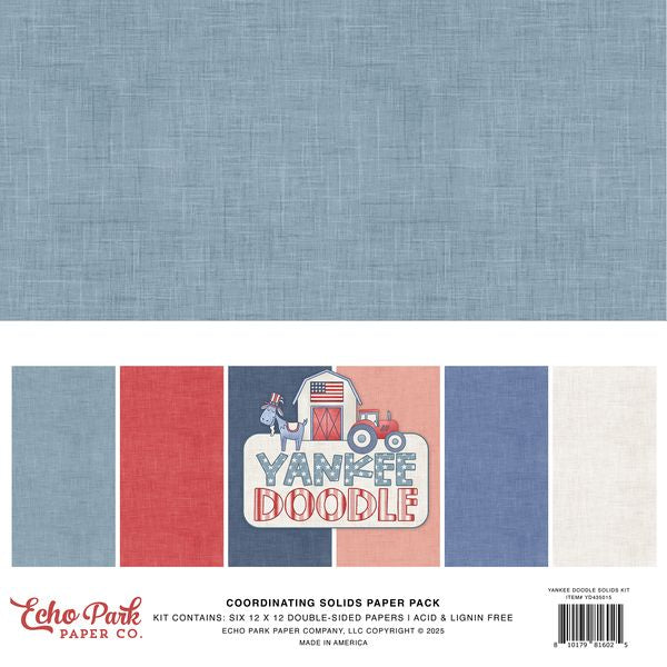 Echo Park Yankee Doodle Solids Kit