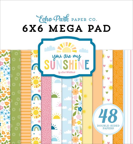 Echo Park You Are My Sunshine Cardmakers 6X6 Mega Pad