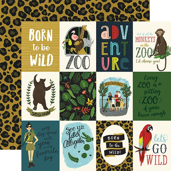 Animal Safari 3x4 Journaling