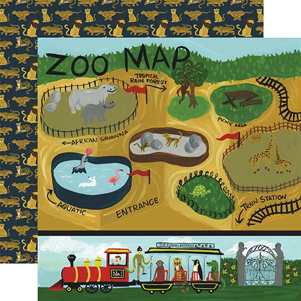 Animal Safari Zoo Map