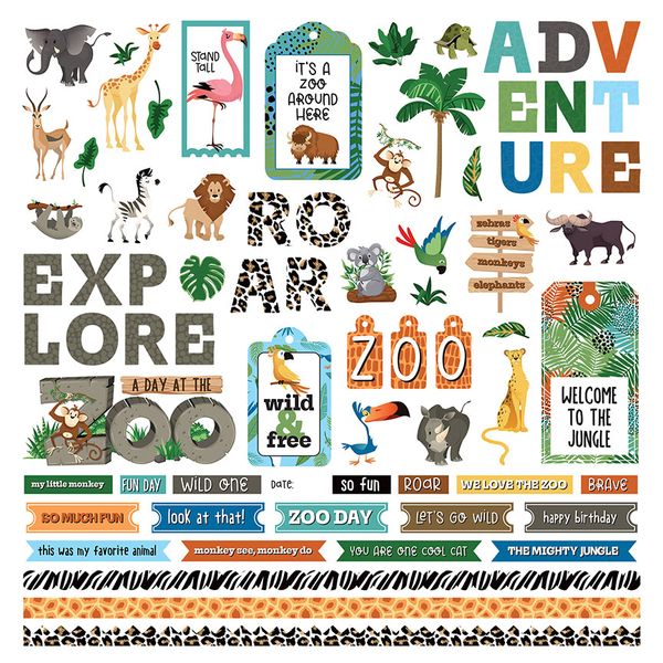 PhotoPlay A Day at the ZOO Element Sticker