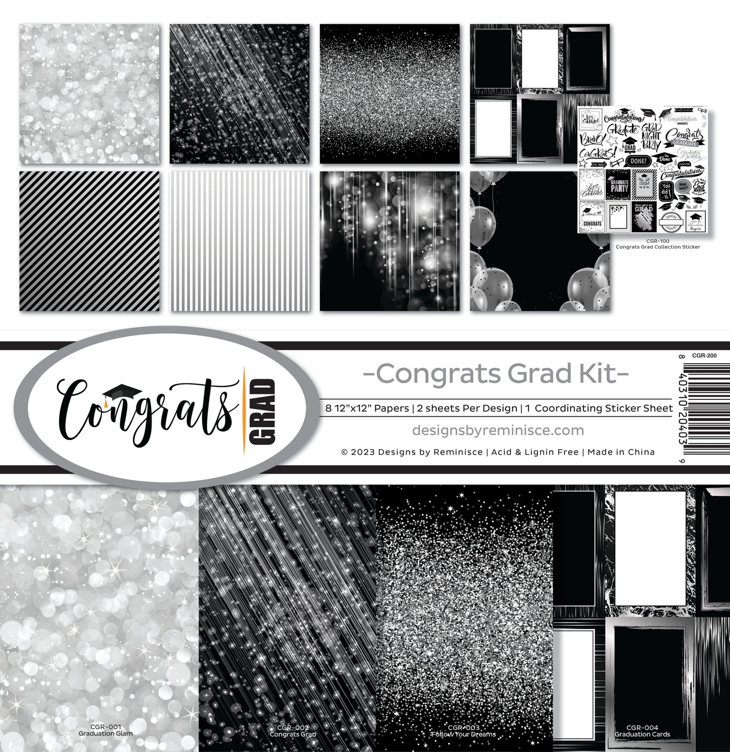 Reminisce Congrats Grad Collection Kit