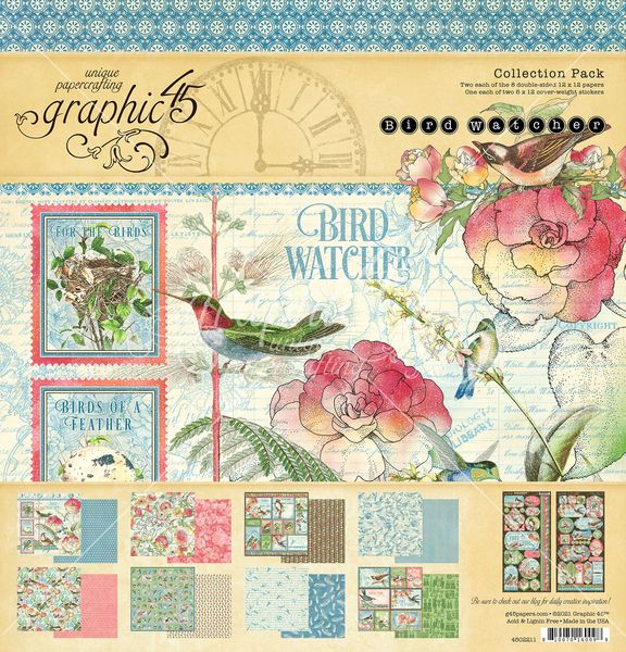 Graphic 45 Birdwatcher Collection