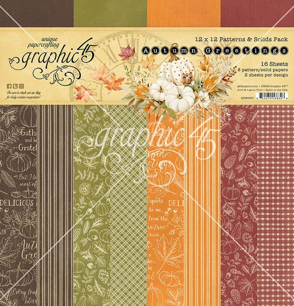Graphic 45 Autumn Greetings Collection