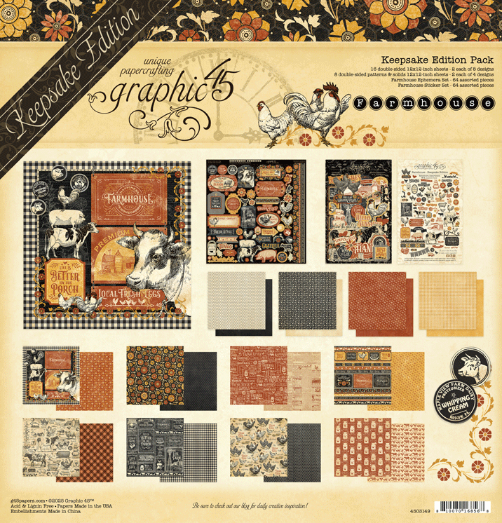 Graphic 45 Farmhouse Collection