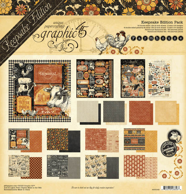 Graphic 45 Farmhouse Collection
