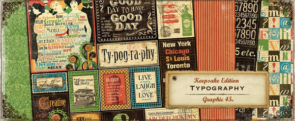 Graphic 45 Typography Collection