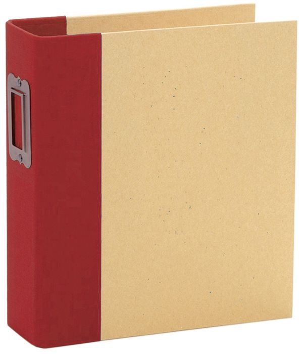 Simple Stories Sn@p! Binder 6"X8"-Cranberry
