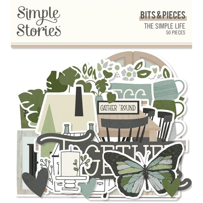 Simple Stories The Simple Life Bits & Pieces Die-Cuts 50/Pkg-
