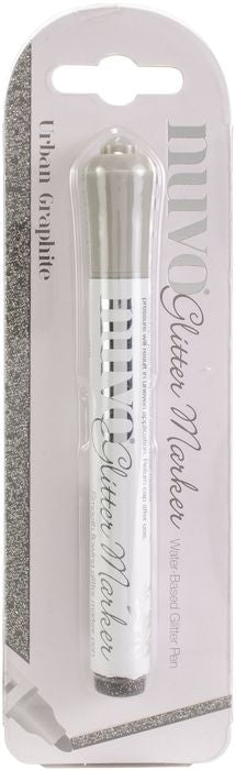 Nuvo Glitter Marker-Urban Graphite
