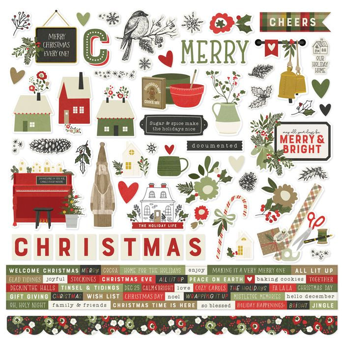 Simple Stories - The Holiday Life- Cardstock Stickers
