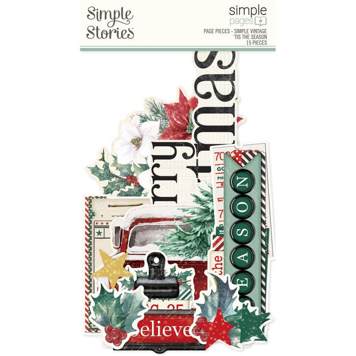 Simple Stories - Simple Vintage 'Tis The Season - Simple Pages Page Pieces