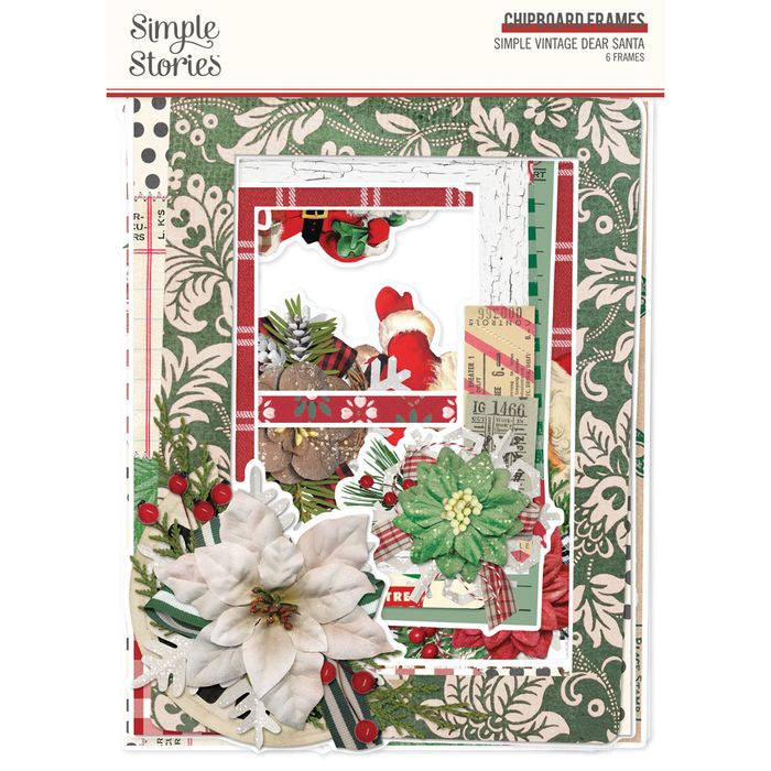 Simple Stories - Simple Vintage Dear Santa - Chipboard Frames