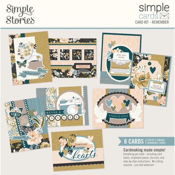 Simple Stories Remember Simple Cards Card Kit