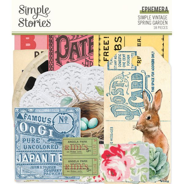 Simple Vintage Spring Garden Ephemera