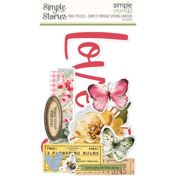 Simple Vintage Spring Garden Simple Pages Page Pieces