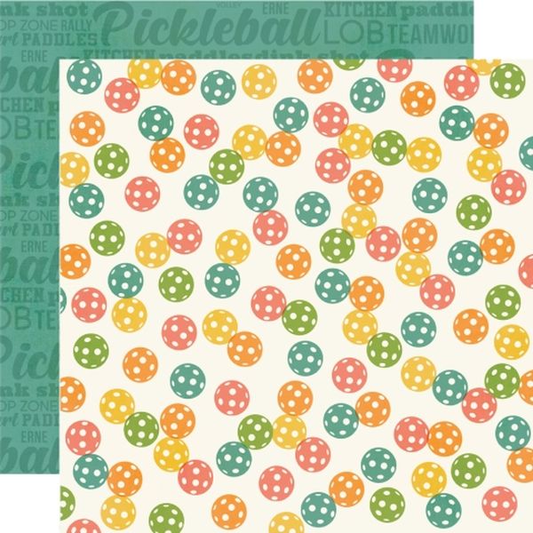 Simple Stories Pickleball It's A Big Dill! DS Paper (1 Sheet)