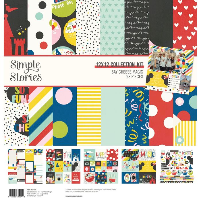 Simple Stories Say Cheese Magic 12x12 Collection Kit