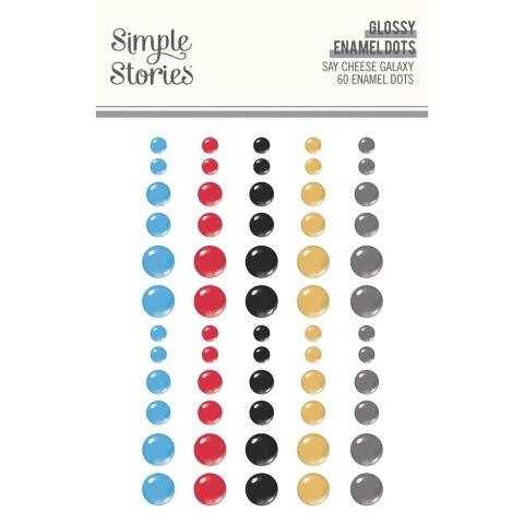 Simple Stories Say Cheese Galaxy- Glossy Enamel Dots