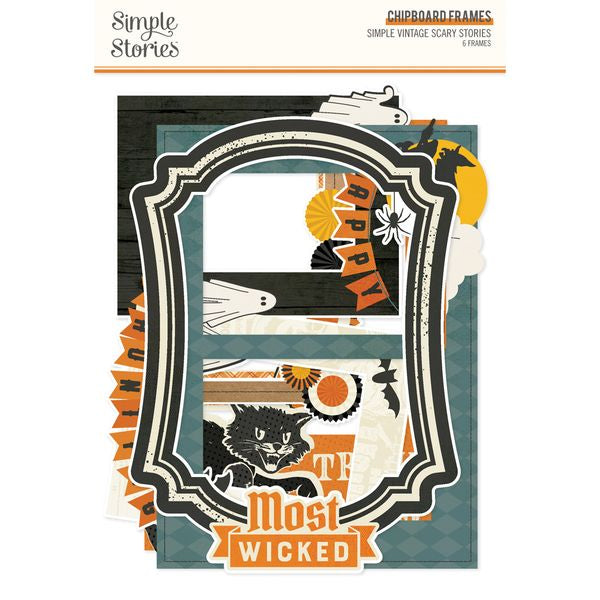 Simple Stories Simple Vintage Scary Stories Chipboard Frames