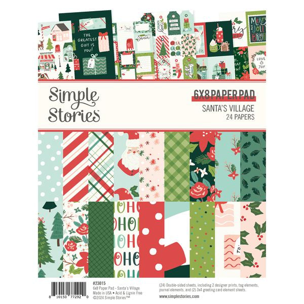 Simple Stories Santa's Village 6x8 Pad